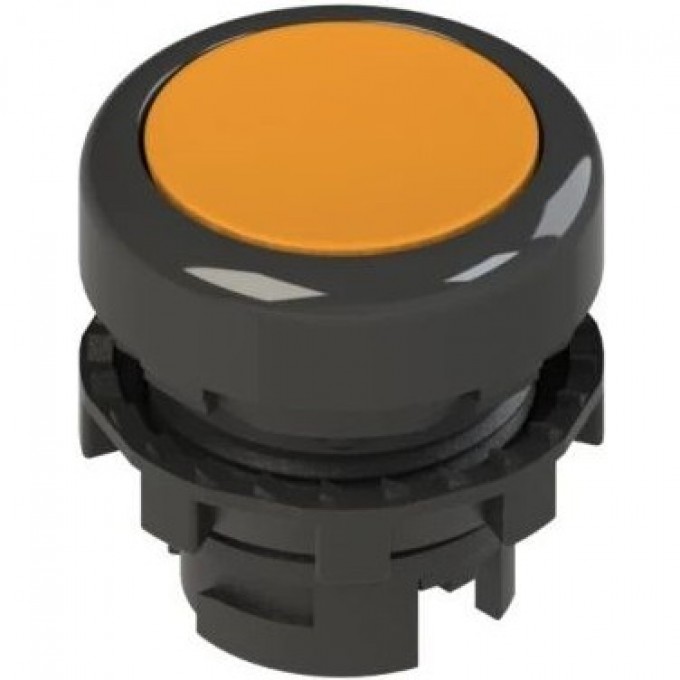 Кнопка плоская оранжевая с пружинным возвратом Pizzato E21PU2R8210