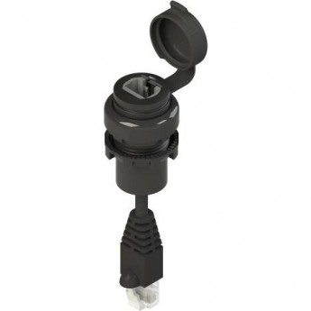 Разъем RJ45 серии EROUND PIZZATO с кабелем 1.5 м IP67 E21RJ451AN1.5