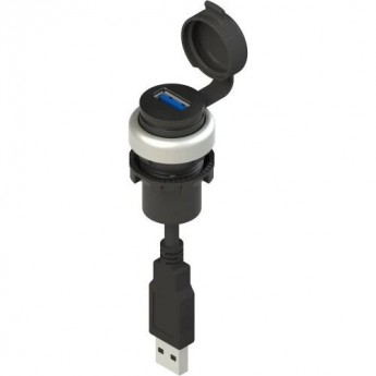 Разъем USB 3.0 Type A PIZZATO серии EROUND E21USB9AN3 Разъем USB 3.0 Type A PIZZATO серии EROUND E21USB9AN3