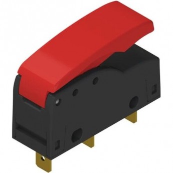 Микровыключатель с красной кнопкой Pizzato MKH12F49