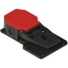 Одинарный ножной выключатель PIZZATO без защиты PA21300