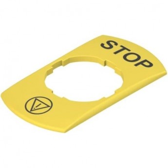 Прямоугольная этикетка PIZZATO с надписью "STOP VETF32G5103 Прямоугольная этикетка PIZZATO с надписью "STOP VETF32G5103