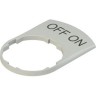 Этикетка серая для лазерной гравировки Pizzato VETF32H91GB10